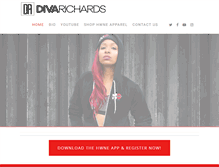 Tablet Screenshot of divarichards.com